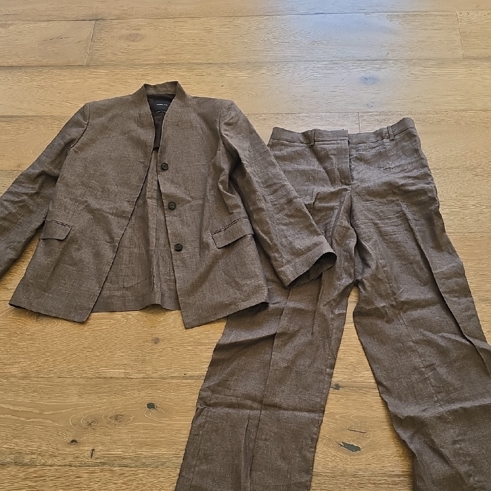 Massimo Dutti Dark Brown Blazer